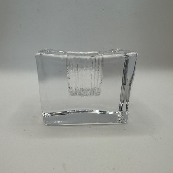 Signed Daum Nancy crystal mini posey vase. Excellent Condition. - Picture 3 of 12